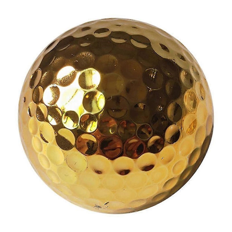 Golf balls plated gold for practice and decoration – elegant accessories