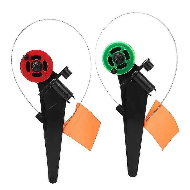 Ice Fishing Flag Marker, Foldable Ice Fishing Tip-up Flag With Orange Pole Flags, Portable Lightweight For Winter Outdoor Angling Adventures