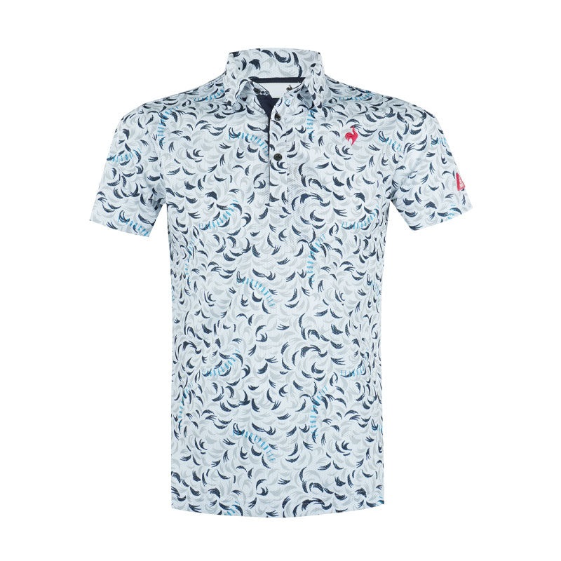 LE COQ SPORTIF GOLF Cool Touch Petite Men’s Polo (White)