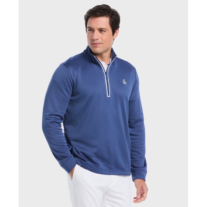 Men’s 1/4 Zip Golf Pullover|Galapagos Green|Black Iris Bijou Hthr-NO|Black Iris Bijou Hthr-RT|Black Iris Bijou Hthr|Quiet Gray Heather|Cordovan-RT|Cordovan-NO|Chai Tea-RT|Chai Tea-NO|Dark Caviar Heather|True Navy|S|M|L|XL|XXL|2XL|3XL