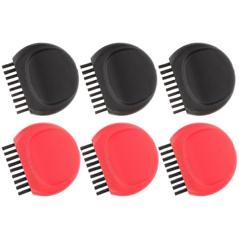 Replaceable Golf Brush Set For Efficient Cleaning Of Golf Clubs And Balls Assorted Color 6Pcs