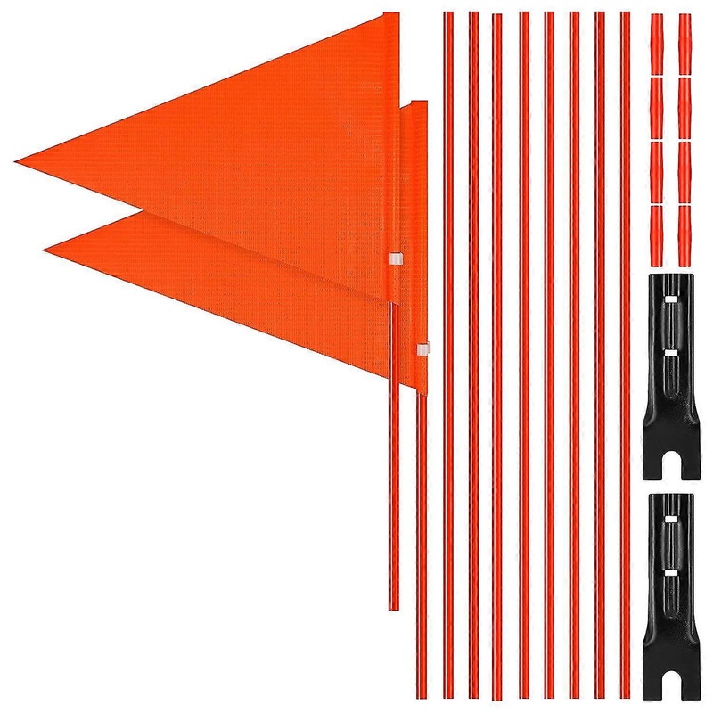 6ft Bicycle Pole,flag With Mounting Bracket,height Adjustable Waterproof Flag For Safety Outdoor Cy