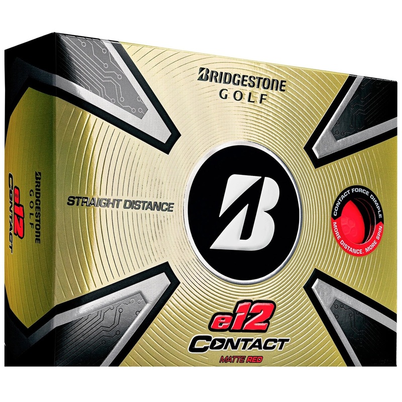 Bridgestone e12 Contact Ball 1 Doz – Matte Red