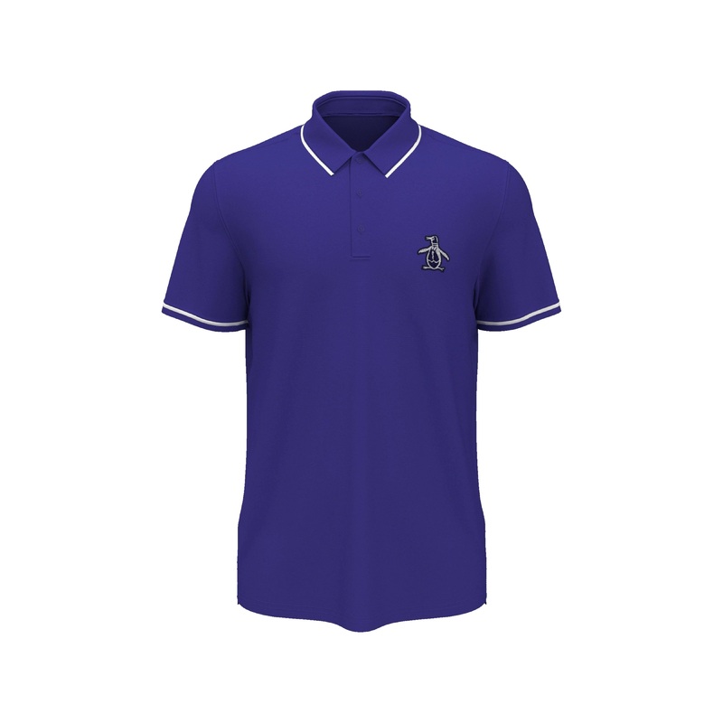 Men’s Oversized Pete Tipped Short Sleeve Golf Polo Shirt