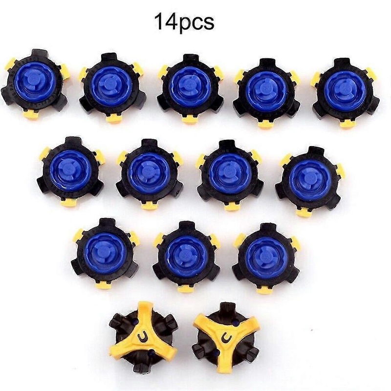 14pcs Fast Twist Golf Shoe Spikes Set, Durable Replacement Ultra Thin Cleats Pins