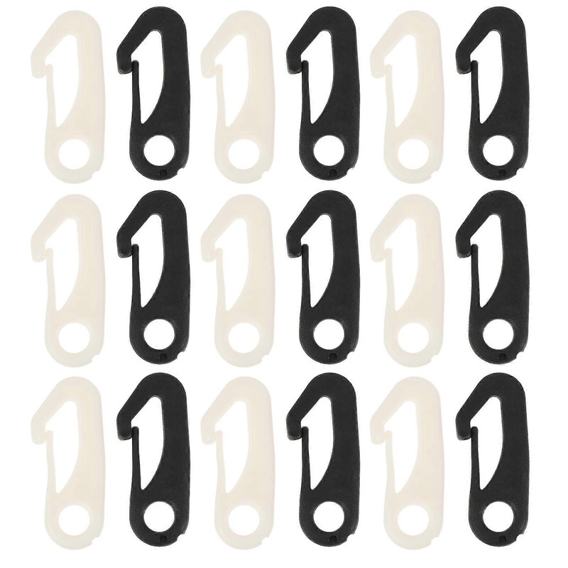 50 Pcs Plastic Hooks Hanging Nylon Flag Pole Flag Pole Snap Hooks Heavy Duty Flag Pole Hooks Attach Flag Hooks Flag Pole Clips