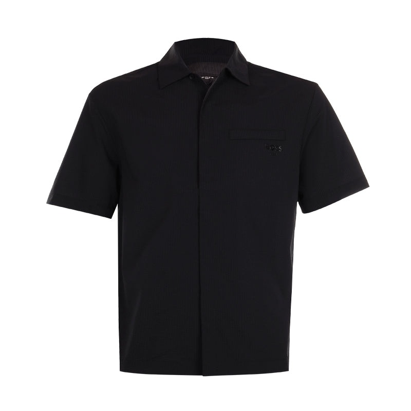 BOSS GOLF Island Men’s Polo (Black)