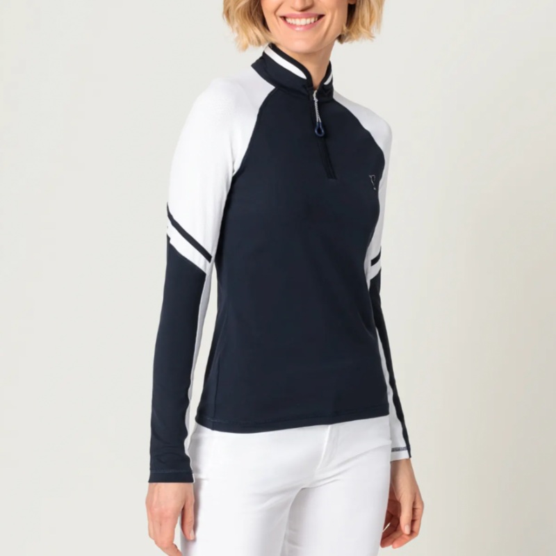 Golfino Drive L/S Troyer – Navy/White