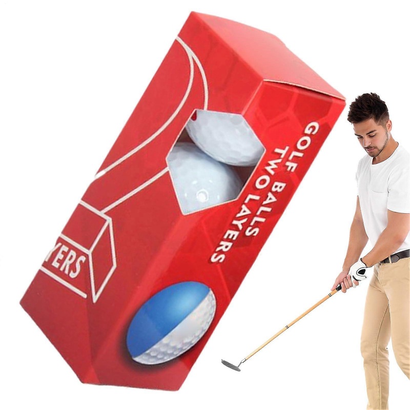 Golfplatz Golfblle | 3-Fach Weitdistanz Outdoor Golfblle Fr Anfnger – Tragbare bungsblle Fr Garten Und Geschenkideen