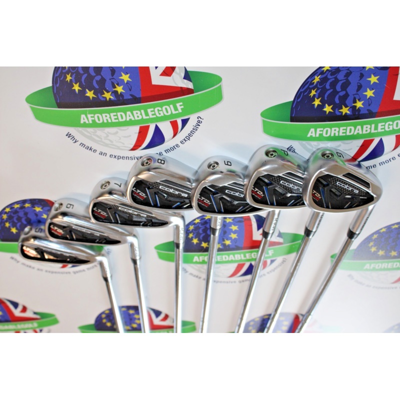 Used Cobra Ltd X One Length Iron Set 5-Pw + Gw Kbs Tour 90 Steel Shafts Regular