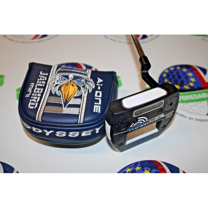 Used Odyssey Ai-One CH Jailbird Mini 34 Putter & Headcover