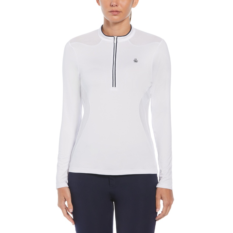 Women’s 1/4 Zip Layering Long Sleeve Golf Shirt