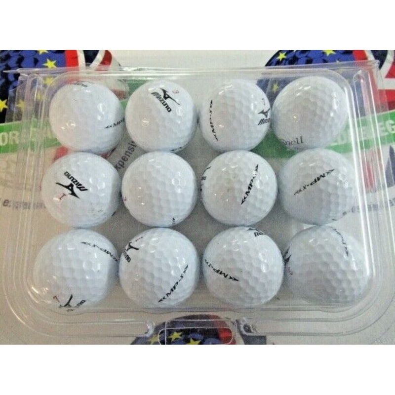 12 Mizuno Mp-X Golf Balls Pearl/Pearl 1 Grade