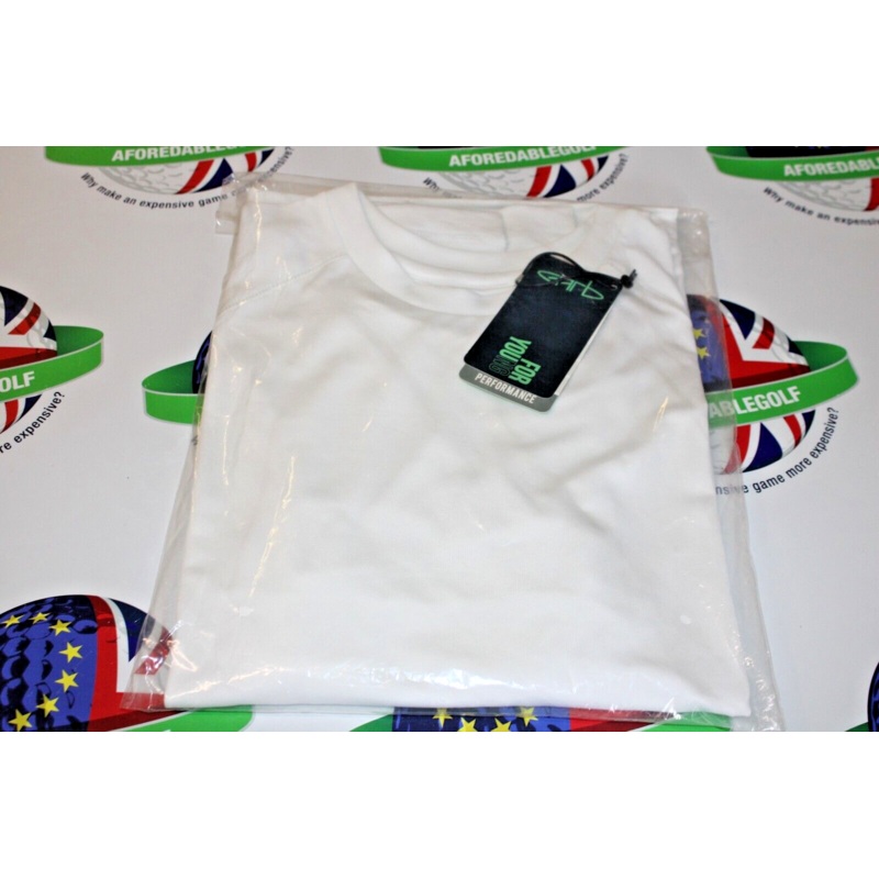 Garbinc Bryce Junior Boys Crew Neck Base Layer Top White Size XL 11-12