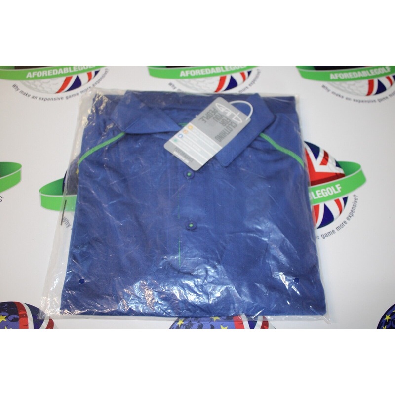 Garbinc George Junior Boys Polo Shirt Blue Size Medium Ages 7-8