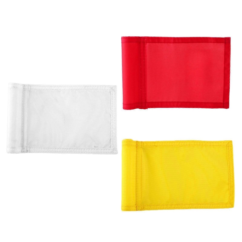 Golf Hole Pole Cup Flags Putting Green Flags Marker Pin Flags 3 Colors