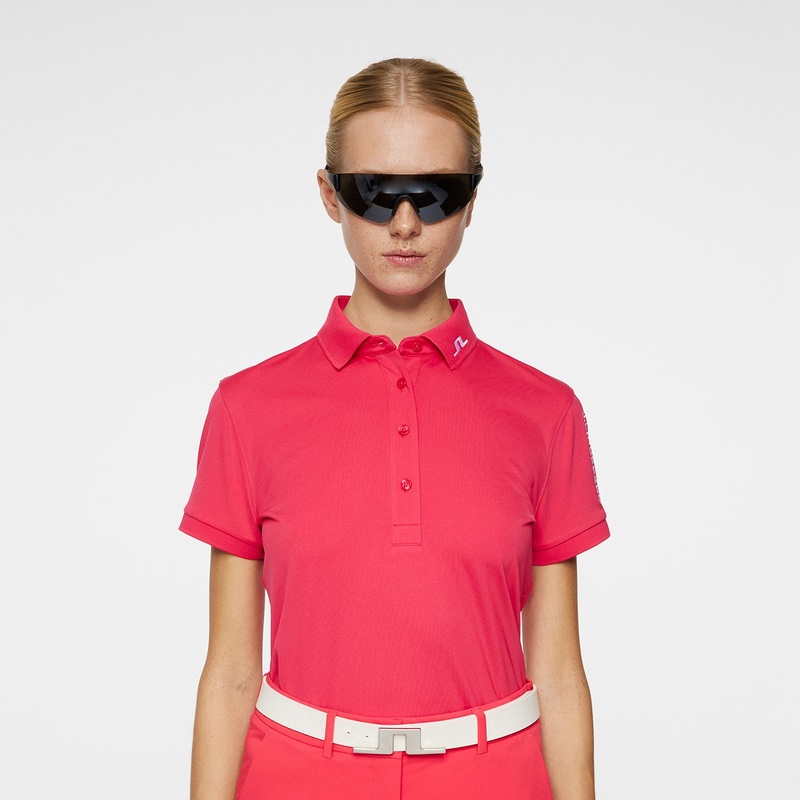 J.Lindeberg Ladies Short Sleeve Tour Tech Polo