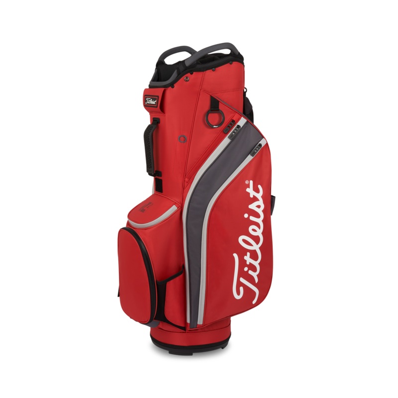Titleist Cart 14 Lightweight Bag – Red/Graphite/Grey