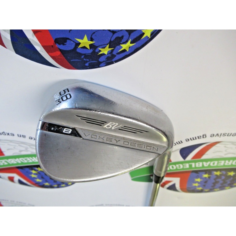 Used Titleist Bv Vokey Design Sm8 58/08M Lob Wedge Tt Dynamic Gold Wedge Flex