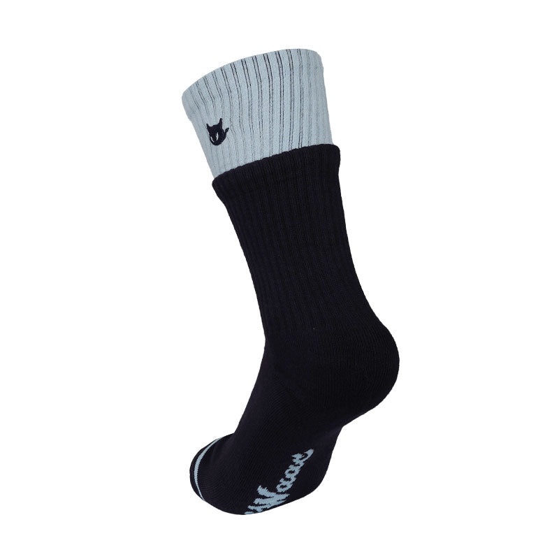 WAAC Women’s Double Layer Crew Socks (Light Blue)