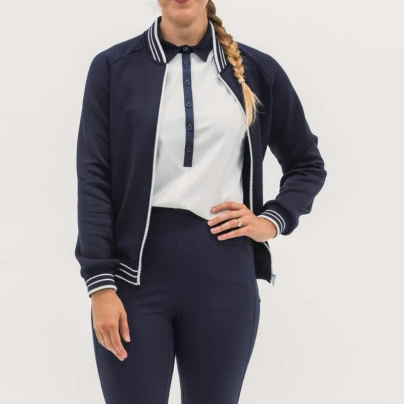 Foray Golf Core Bomber Jacket – Navy