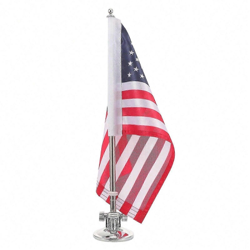 Outdoor Suction Cup Flag Pole Stand For Car And Motorcycle With Adjustable Length And Weather-resistant Features 1 Set