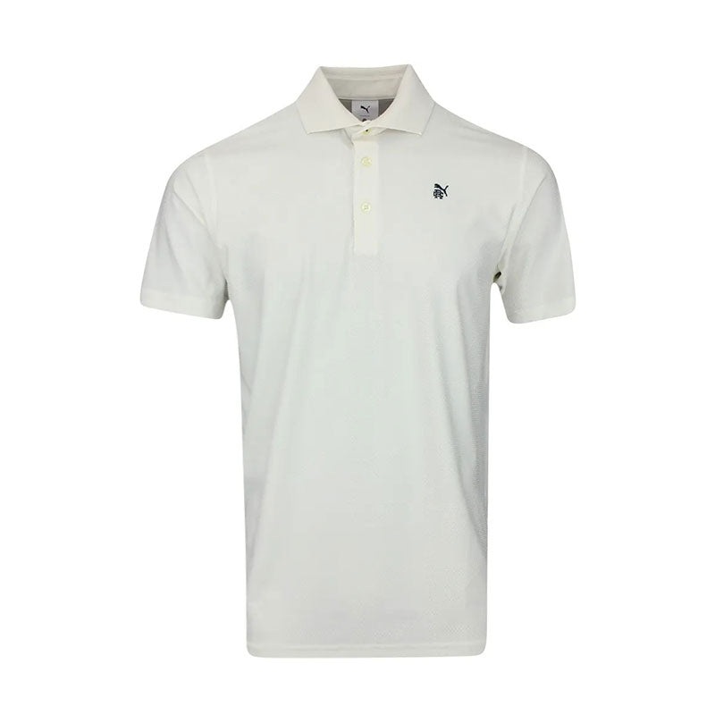 PUMA x REIGNING CHAMP MATTR Jacquard Men’s Polo (Warm White)