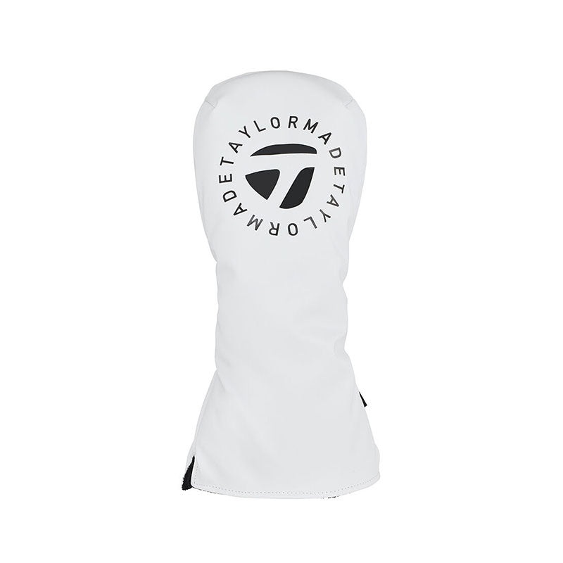 TAYLORMADE Circle Logo Driver Headcover (White)
