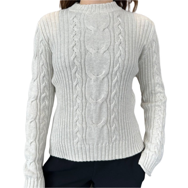 Alashan Cashmere Miranda Cable Sweater – Mineral