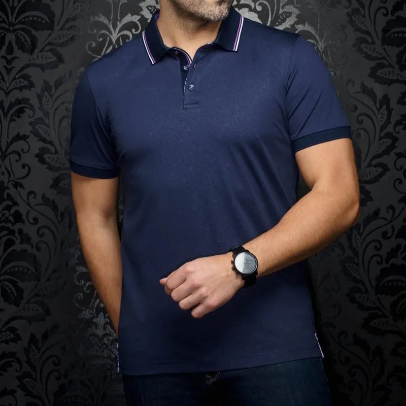 Au Noir Men’s Dellario Polo – Navy