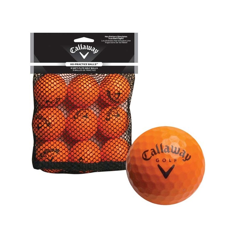 Callaway SF HX Practice Balls – Orange 9 pack