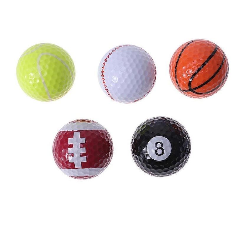 Competition Golf Balls For Children Indoor Activities Round Shape Safety Assurance 5Pcs