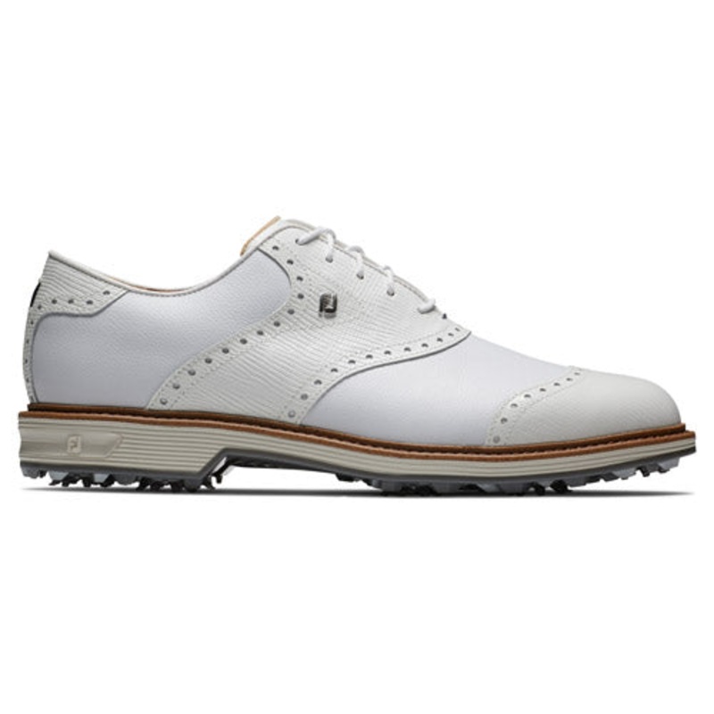 FJ Premier Series Wilcox Golf Shoe – White/White/Light Grey