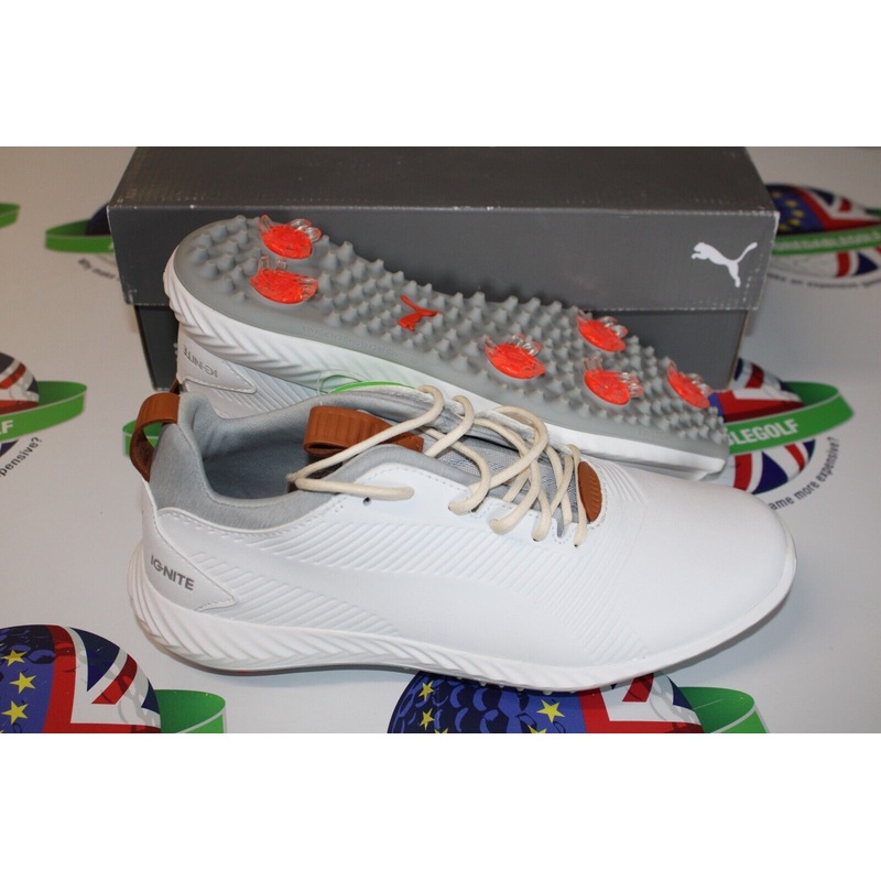 Puma Ignite Pwradapt 2.0 Junior Golf Shoes White UK Size 4