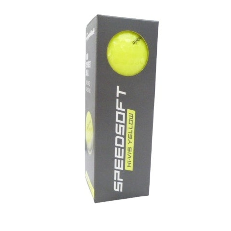 TaylorMade: SpeedSoft Golf Ball – White or Yellow – 1 Sleeve