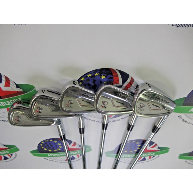 Used Taylormade Rsi Forged Iron Set 6-9 Iron & Pw Project X 6.5 Steel Shafts X-Flex