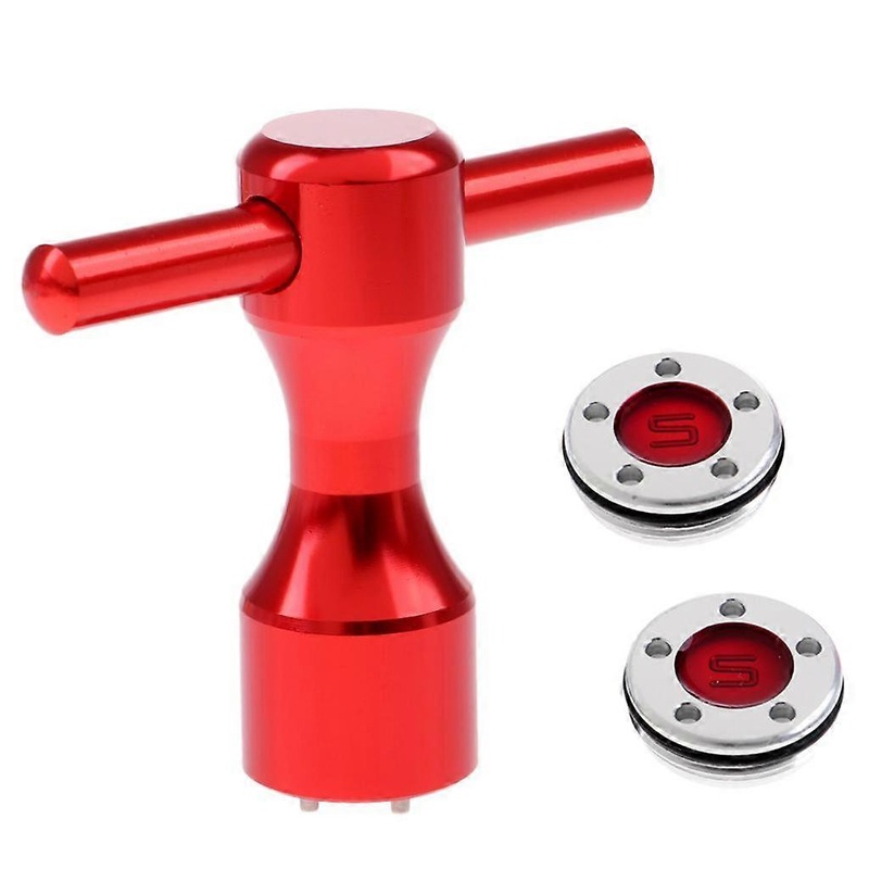 2 Pieces Golf Custom Weights + Wrench For Scotty Cameron Putters 5G Red