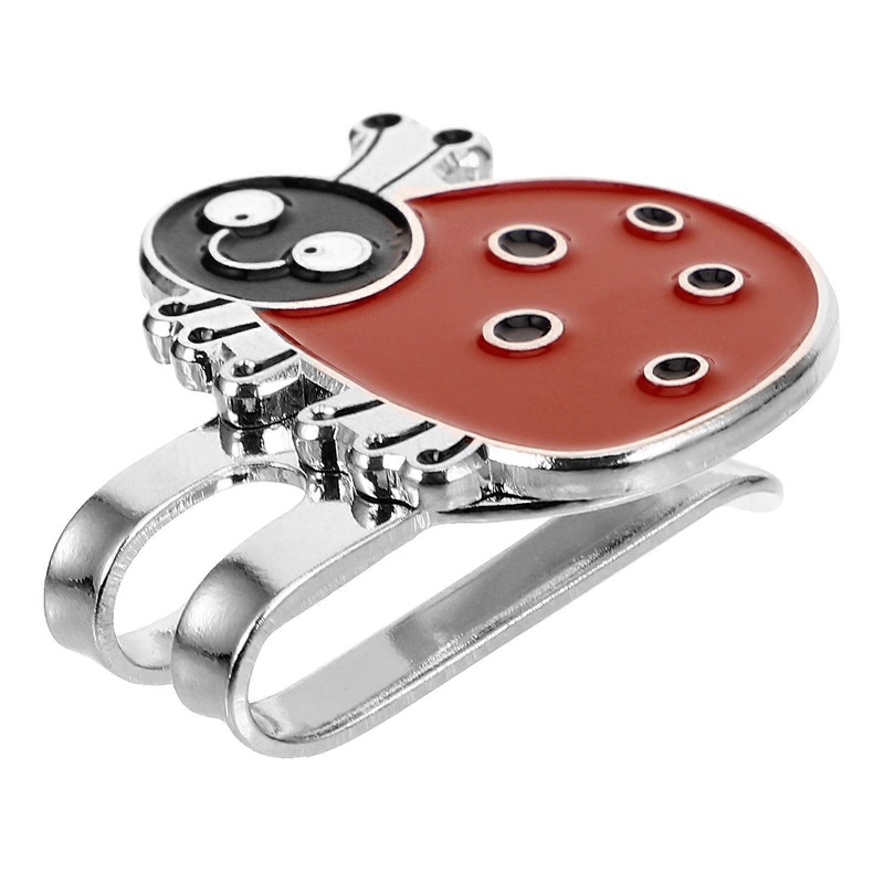 Hat Clip Golfs Ball Marker Zinc Alloy Iron Outdoor Activities Attachable to Hats Visors Belts 1Pcs