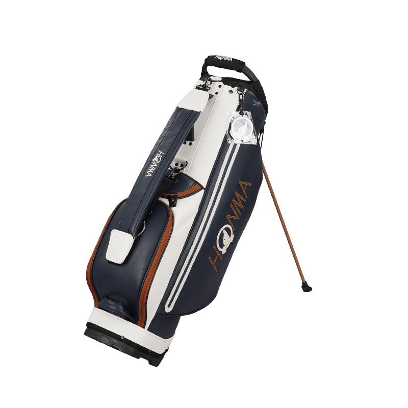 HONMA CB12507 8.5 Stand Bag (Navy/White/Camel)