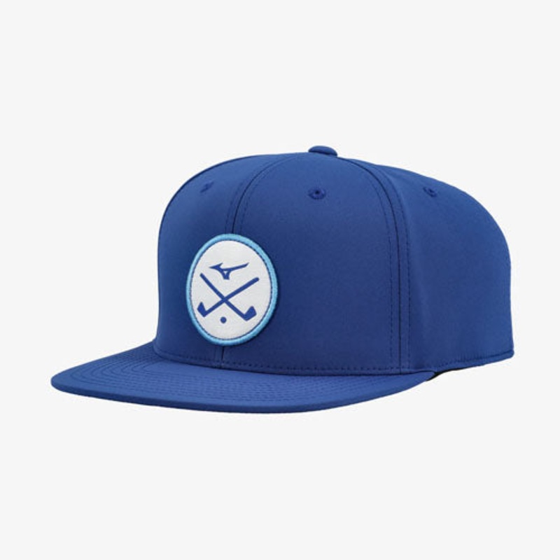 Mizuno Crossed Clubs Snapback – Royal