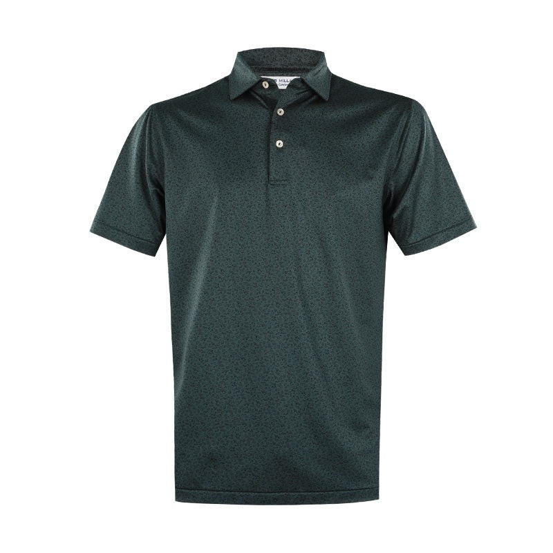 PETER MILLAR No Slow Play Men’s Performance Jersey Polo (Nordic Pine)