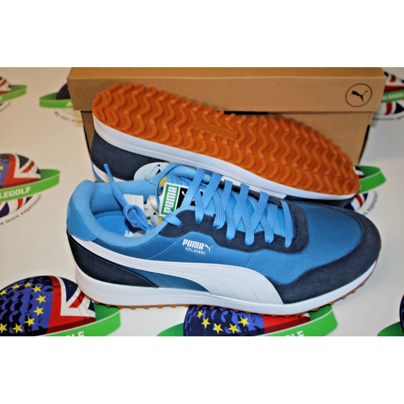 Puma Helsinki G Golf Shoes Regal Blue Deep Navy Gum UK Size 10