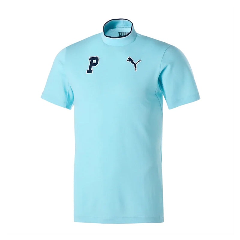 PUMA Rib Mock Neck Men’s Shirt (Tropcial Aqua)