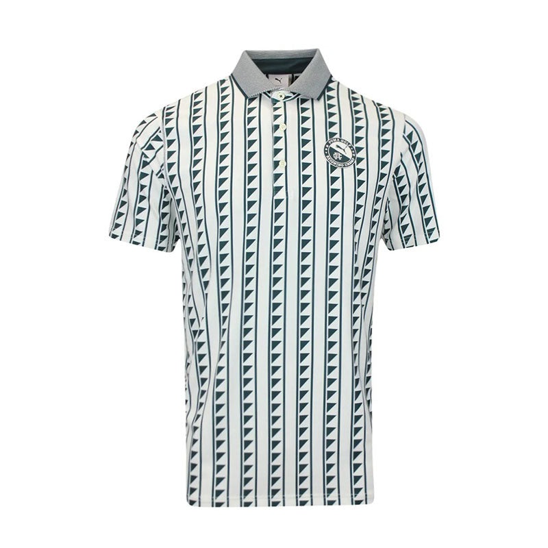 PUMA x REIGNING CHAMP MATTR Men’s Polo (White/Green)