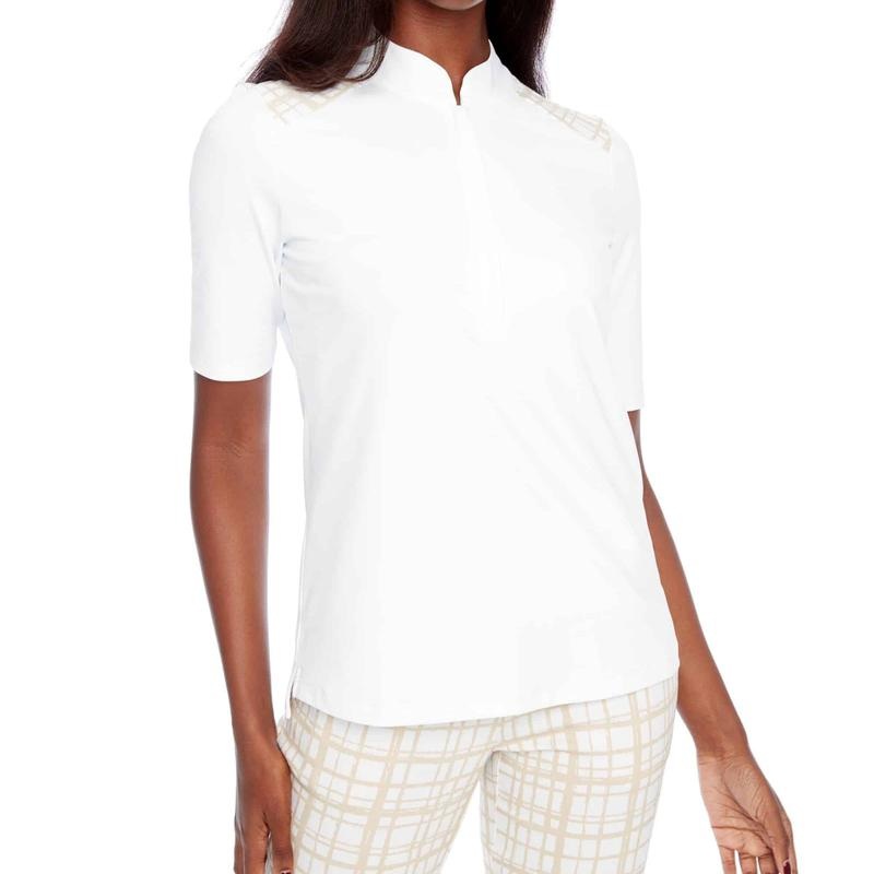 Swing Control Velocity S/S Polo – White/Desert