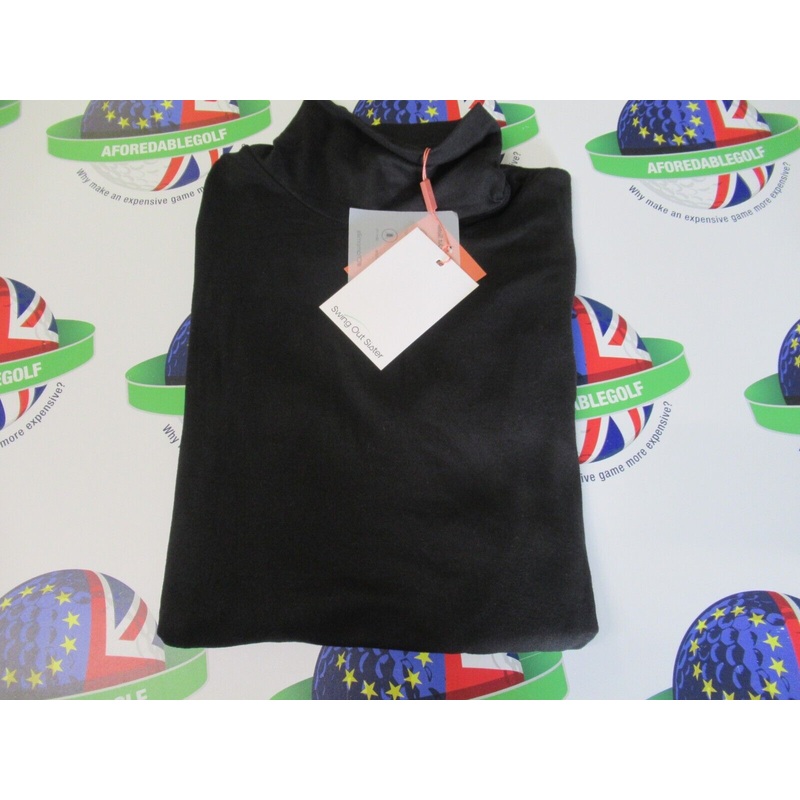 Swing Out Sister Chamomie Roll Neck Top Black Magic UK Size Small