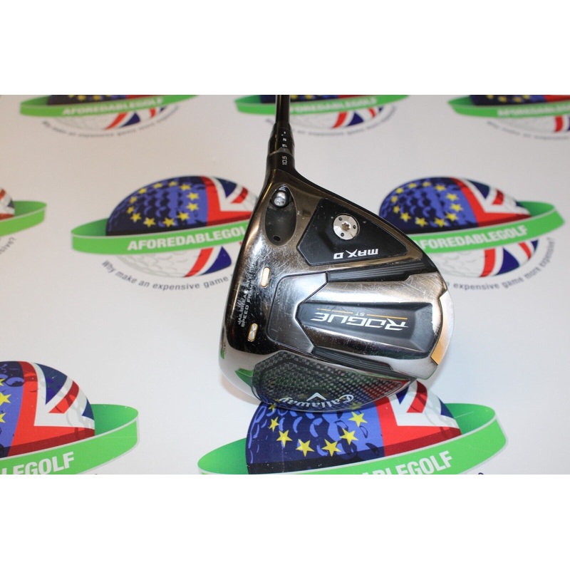 Used Callaway Rogue St Max D 10.5 Degree Driver Hzrdus Red Rdx Smoke 60G Regular