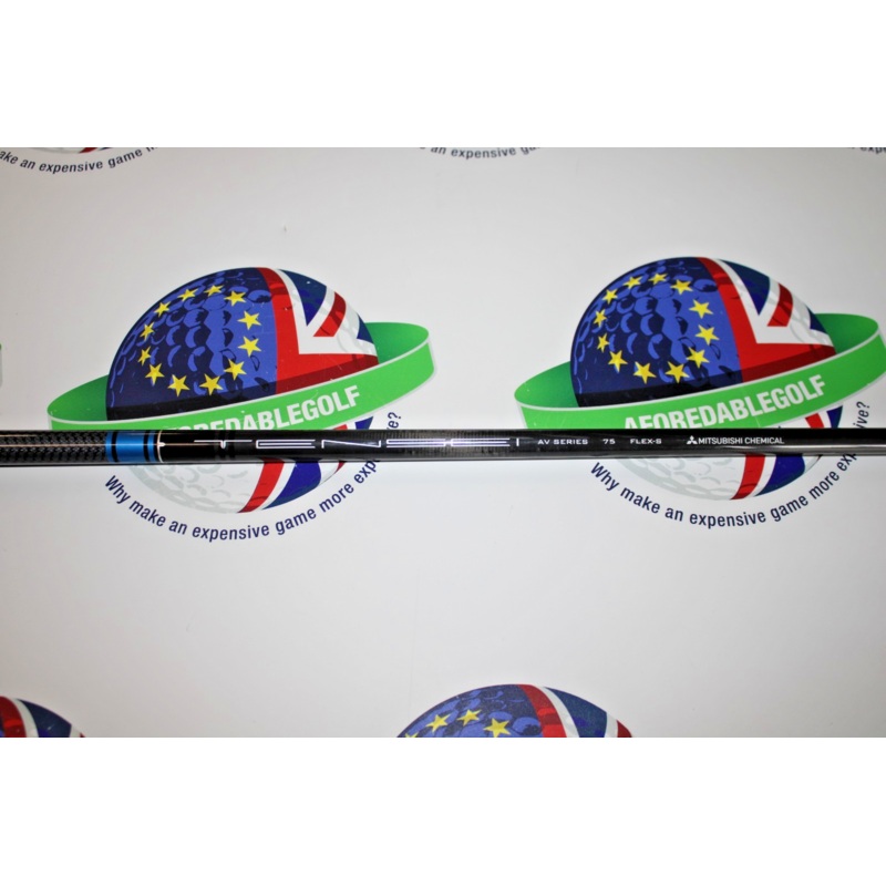 Used Tensei  Blue AV Series 75g 44.25 stiff flex driver shaft Callaway adaptor