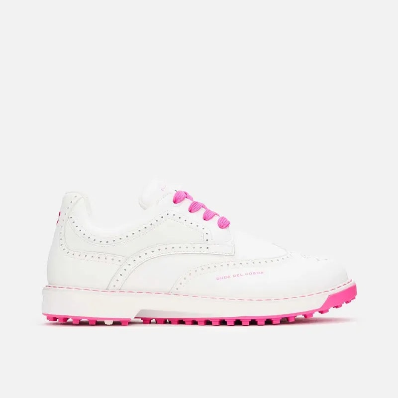 Duca Del Cosma Tuscania Golf Shoe – Whte/Knockout