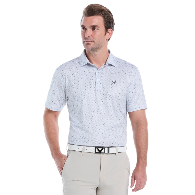 Men’s Confetti Chevron All Over Polo